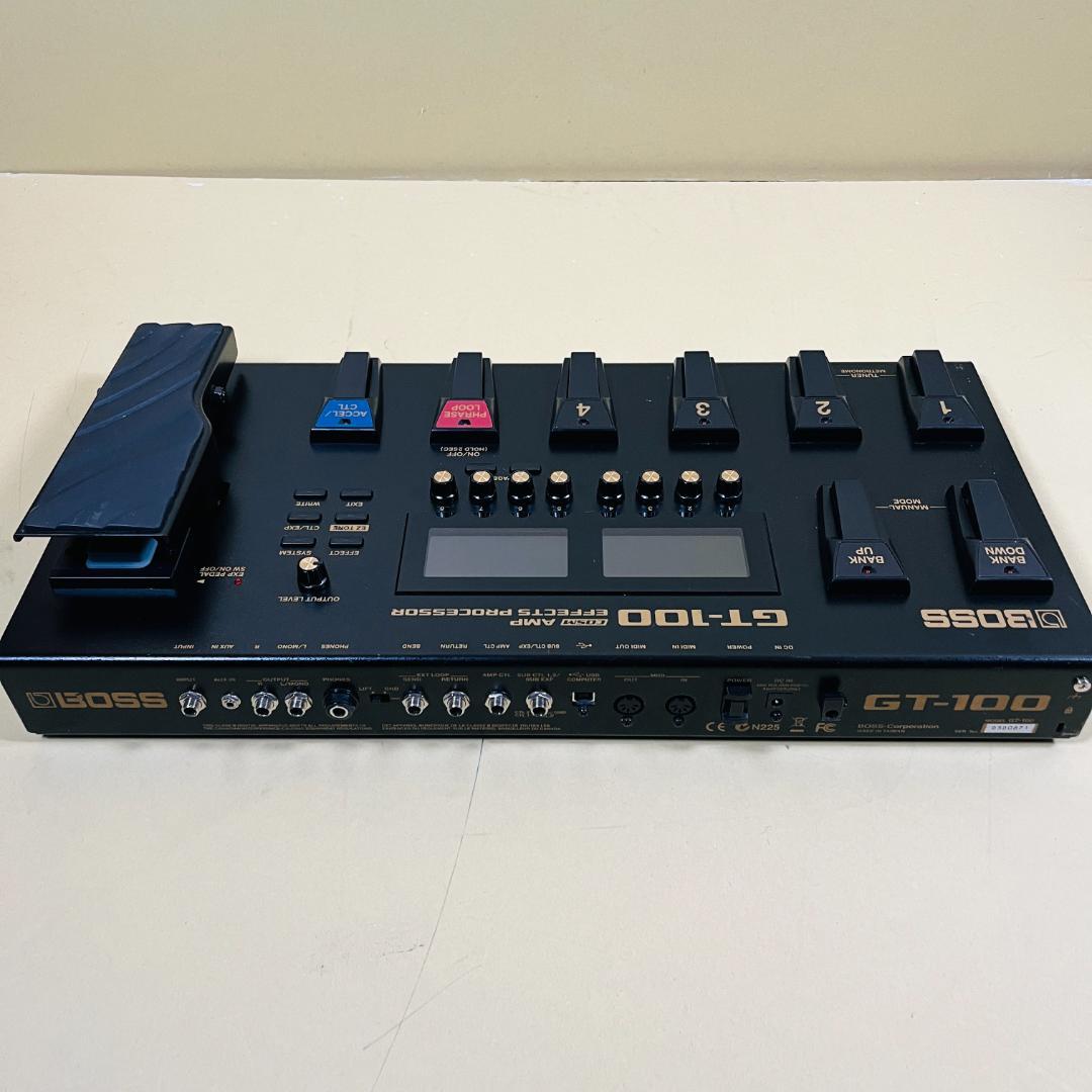 BOSS GT-100 ギターマルチエフェクター 電源アダプター 箱 説明書付属