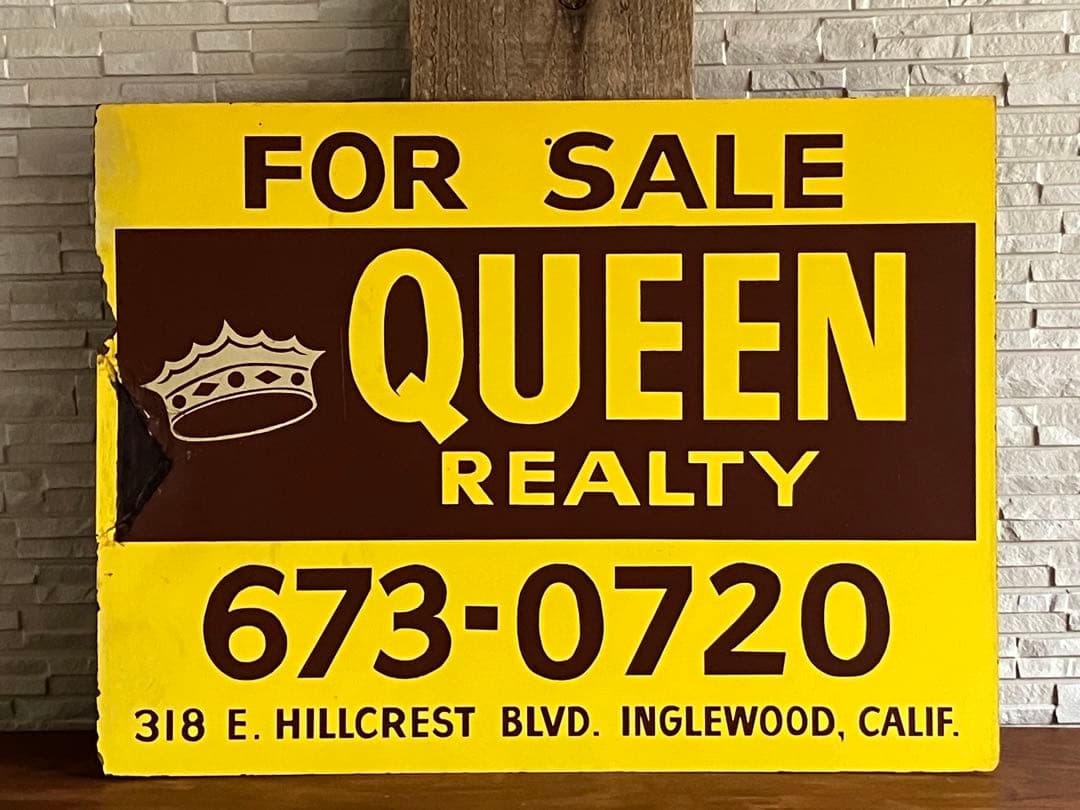 道路標識◆道路看板◆トラフィックサイン◆ロードサイン◆ストリート◆QUEEN