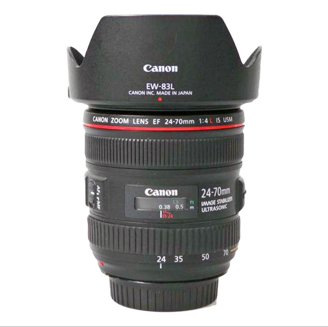 最終値下Canon キヤノン レンズEF 24-70mm 1:4L IS USM