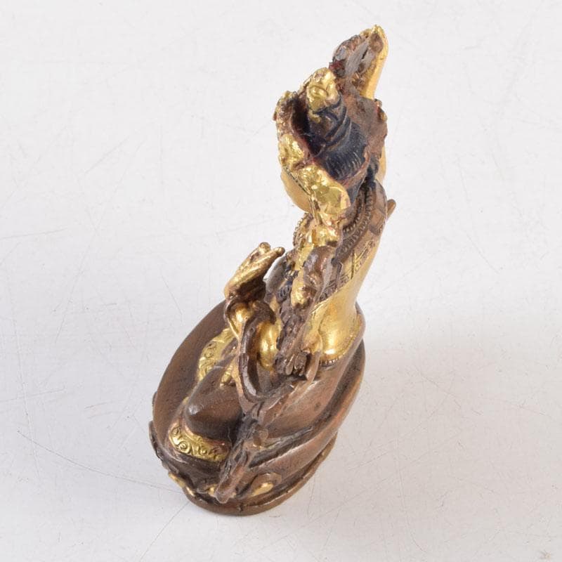 仏教美術　古銅鍍金　チベット仏　仏像　置物　V　9227