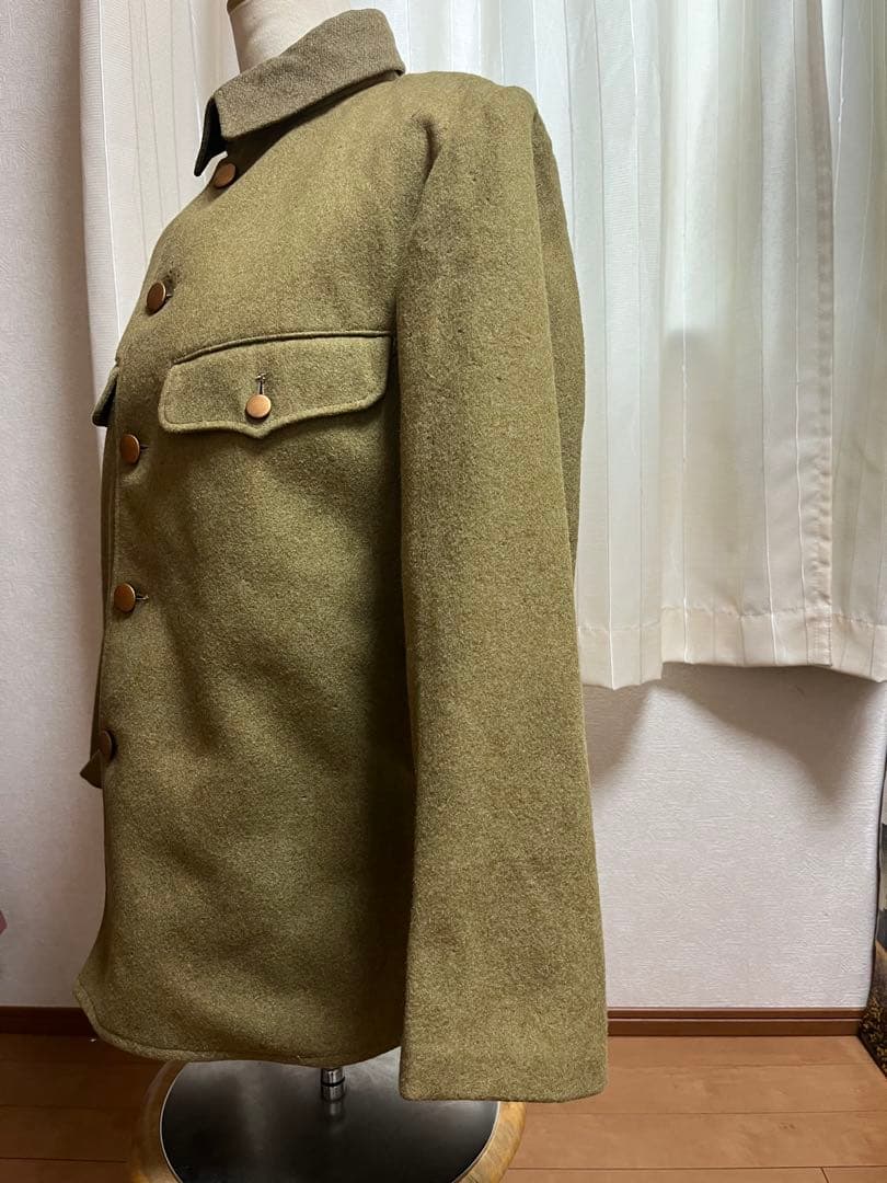 旧日本陸軍 兵士用 昭五式改折襟 軍衣 軍服 昭5式 軍衣