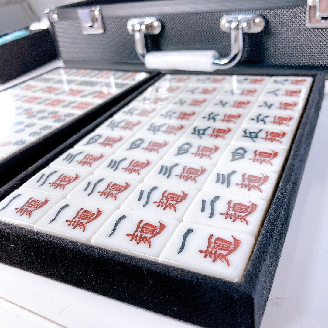 【未開封】第一弾 日清食品 日清牌 カップヌードルクエスト 麻雀牌フルセット ☆