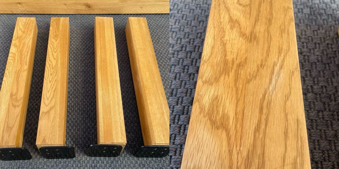 クラッシュゲート　デン　ダイニングテーブル　180cm　ナラ材　仙台　宮城