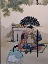 【真作】掛軸　西堀刀水　楠公父子之図　日本画　歴史画　合箱入　U41