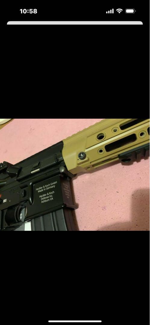 HK416 電動ガン ブラック/タン