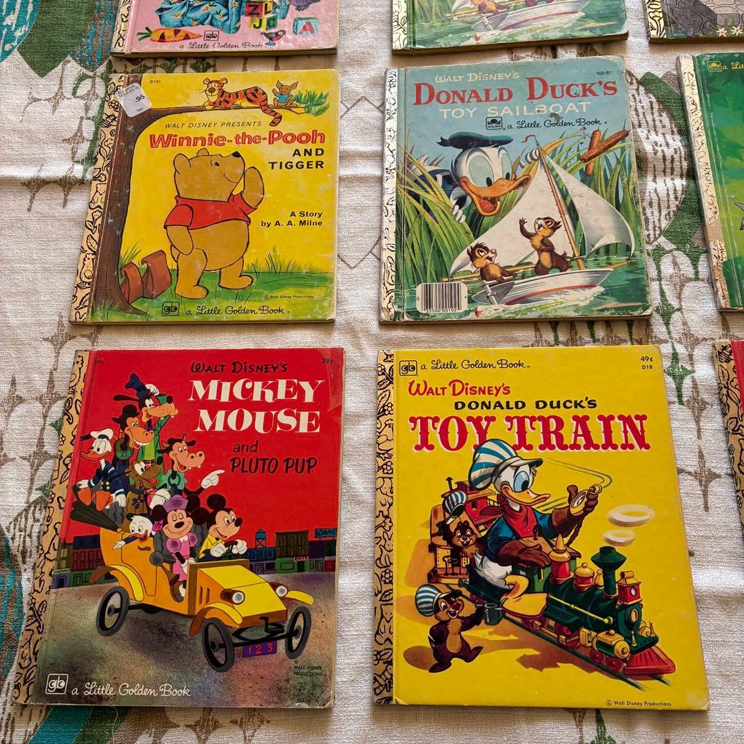 貴重！60's〜70's アメリカヴィンテージ　ディズニー絵本12冊セット　古本