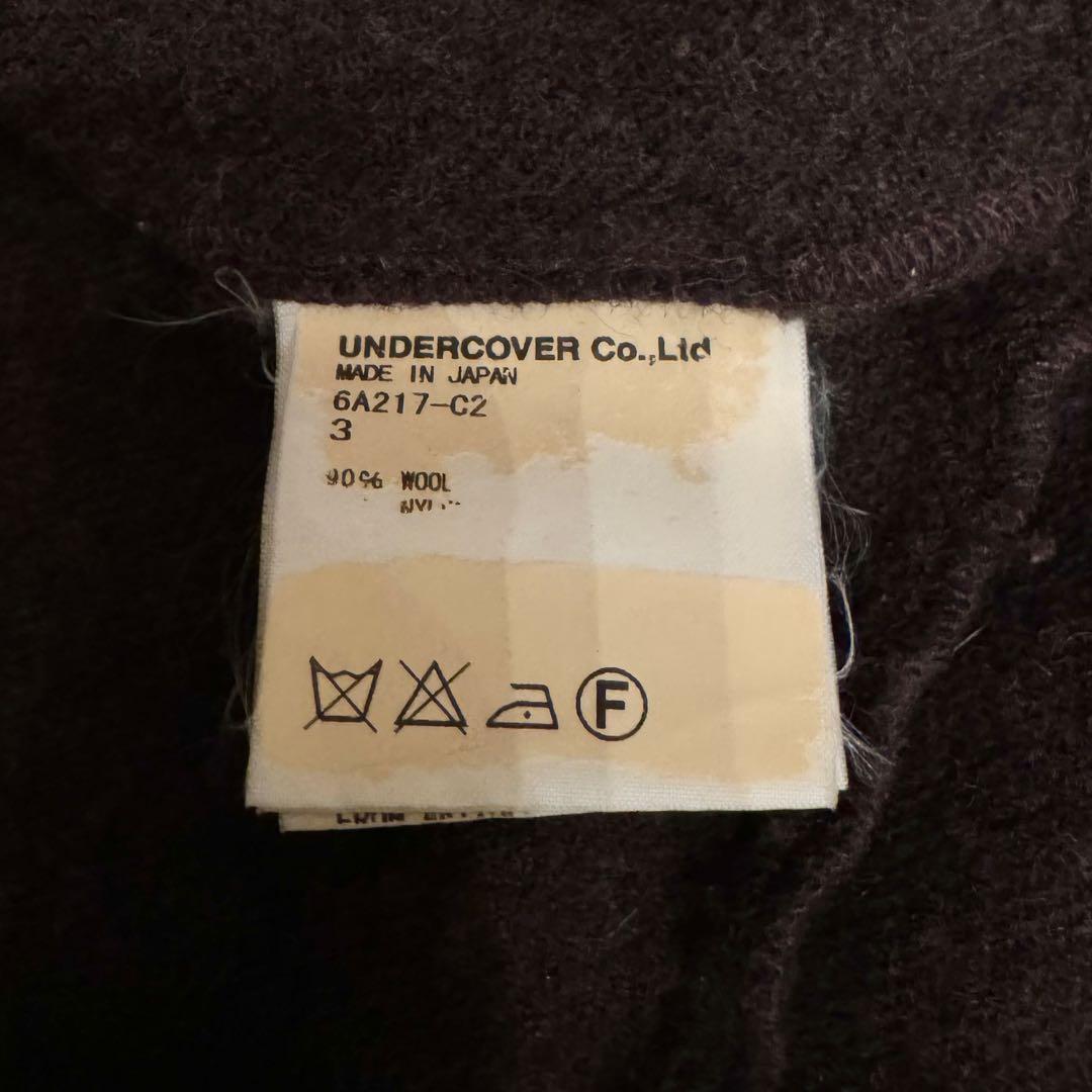 UNDERCOVER 06AW guruguru期 ウール縮絨ロングカーディガン