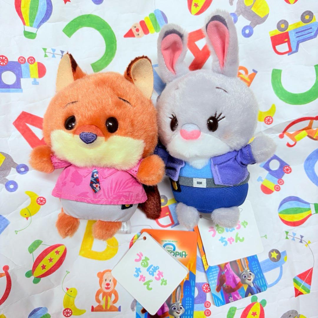 ズートピア2 うるぽちゃちゃん ジュディ　ニック