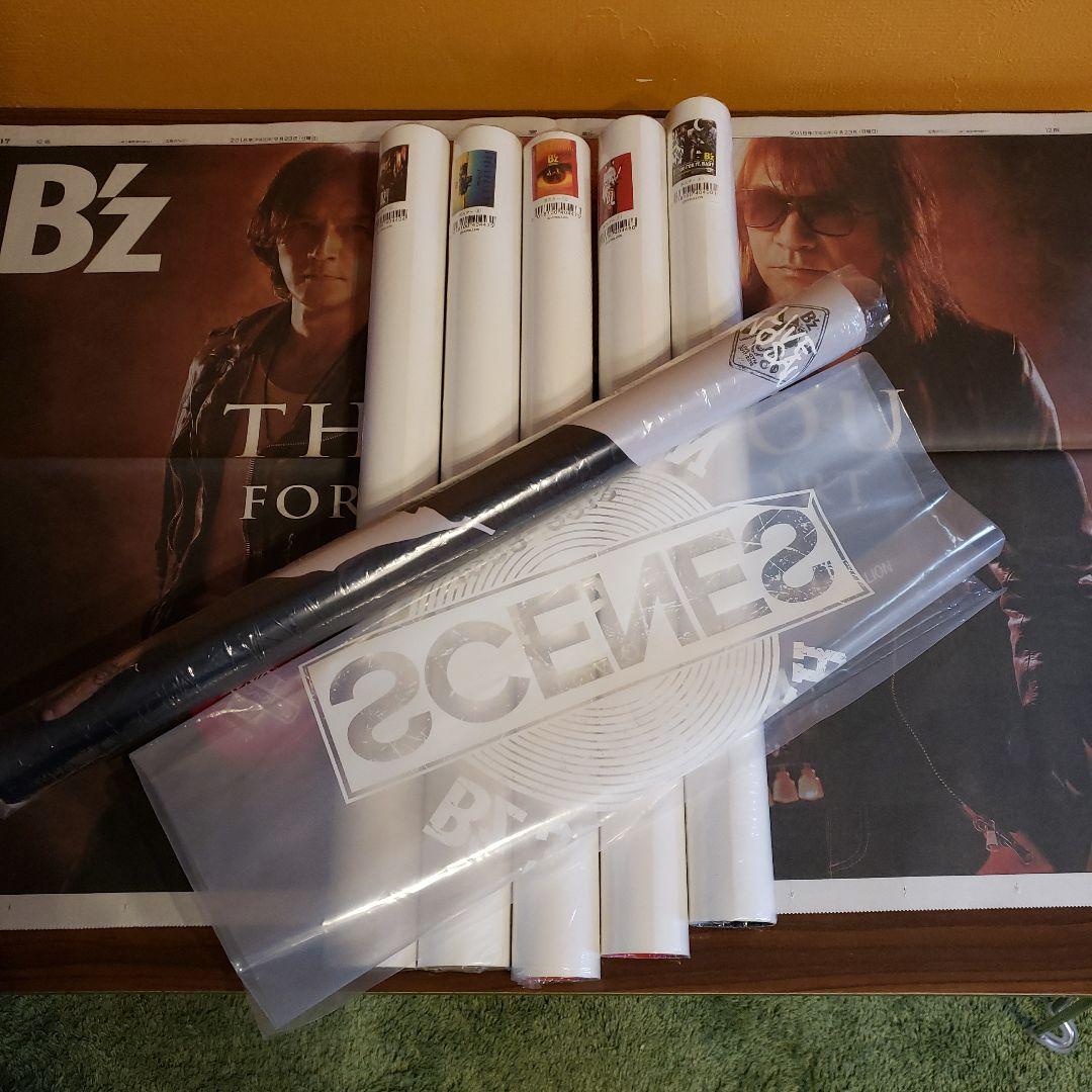 B'zポスター各種SCENESにて復刻！30周年読売新聞版