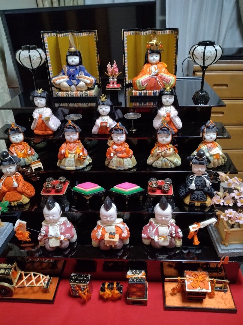 少し大きめミニ雛人形