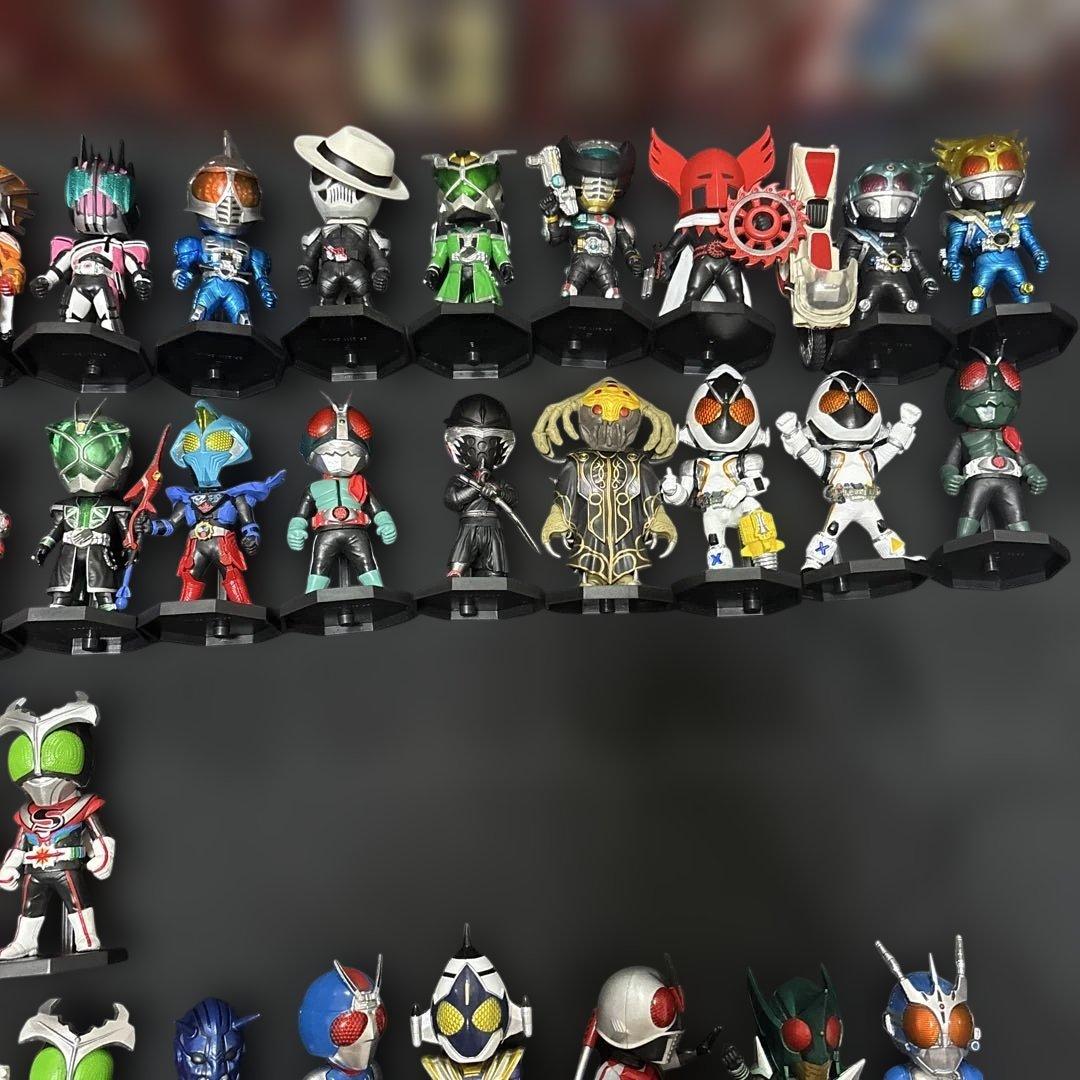 か*ゅ様 仮面ライダー　ワールドコレクタブルフィギュア70体セット