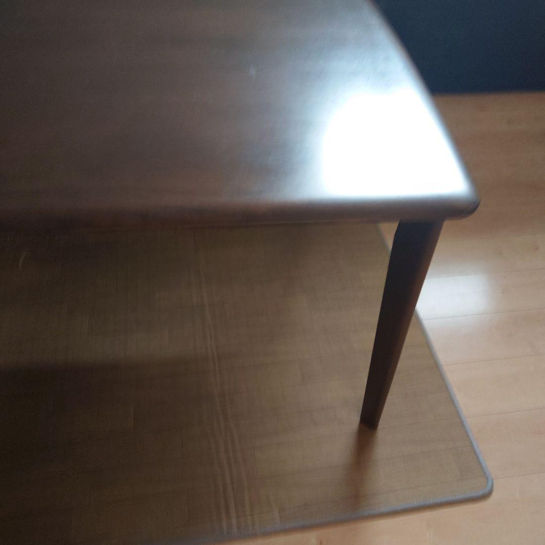 ダークブラウン木製ダイニングテーブル 約200cm x 85cm