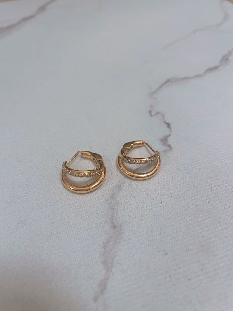 【新品未使用】ete ビジュー ハグピアス