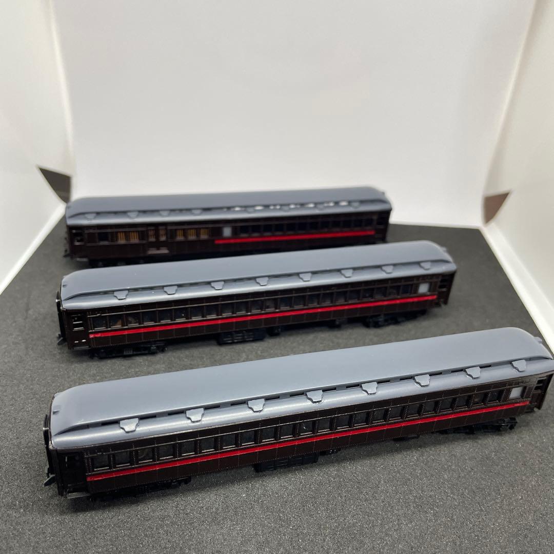 キングスホビー特急燕初代編成 C51➕ダブルルーフ客車7両セット水槽車新製品