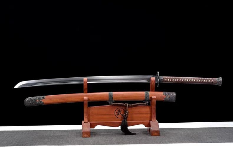 【雁翎刀】 繍春刀 牛尾刀 苗刀 手鍛造打 鋼刀 冷兵器 古兵器 武具 刀装具