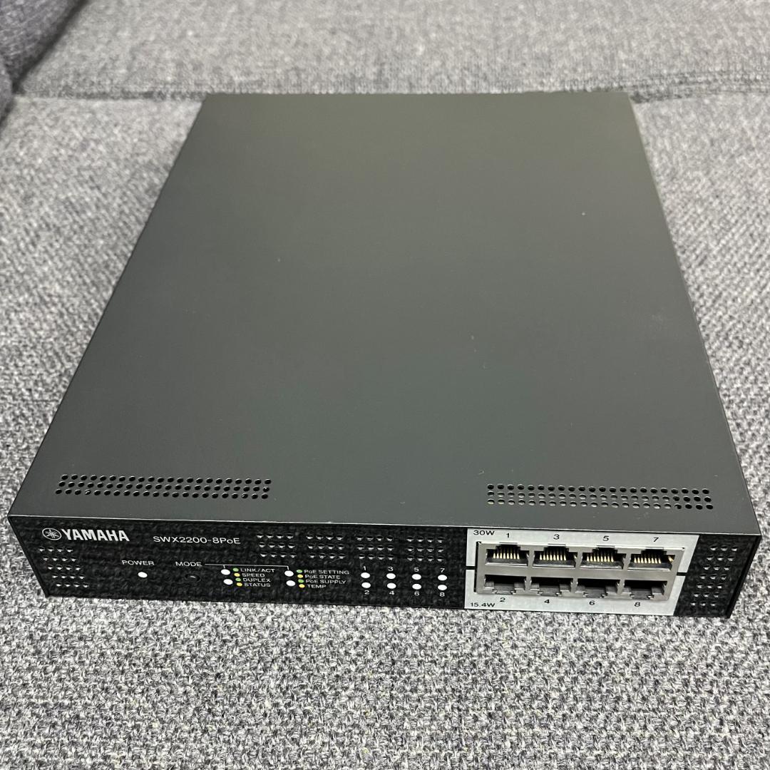【alfredino】 SWX2200-8PoE 中古美品 3台まとめ
