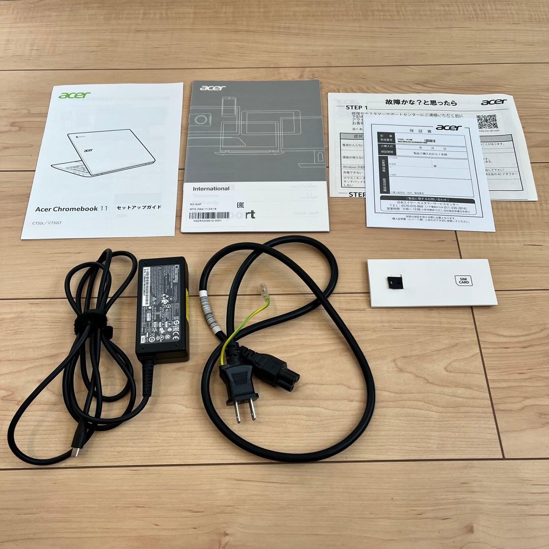 【箱・説明書付き】Acer Chromebook 11 C732L-H14M
