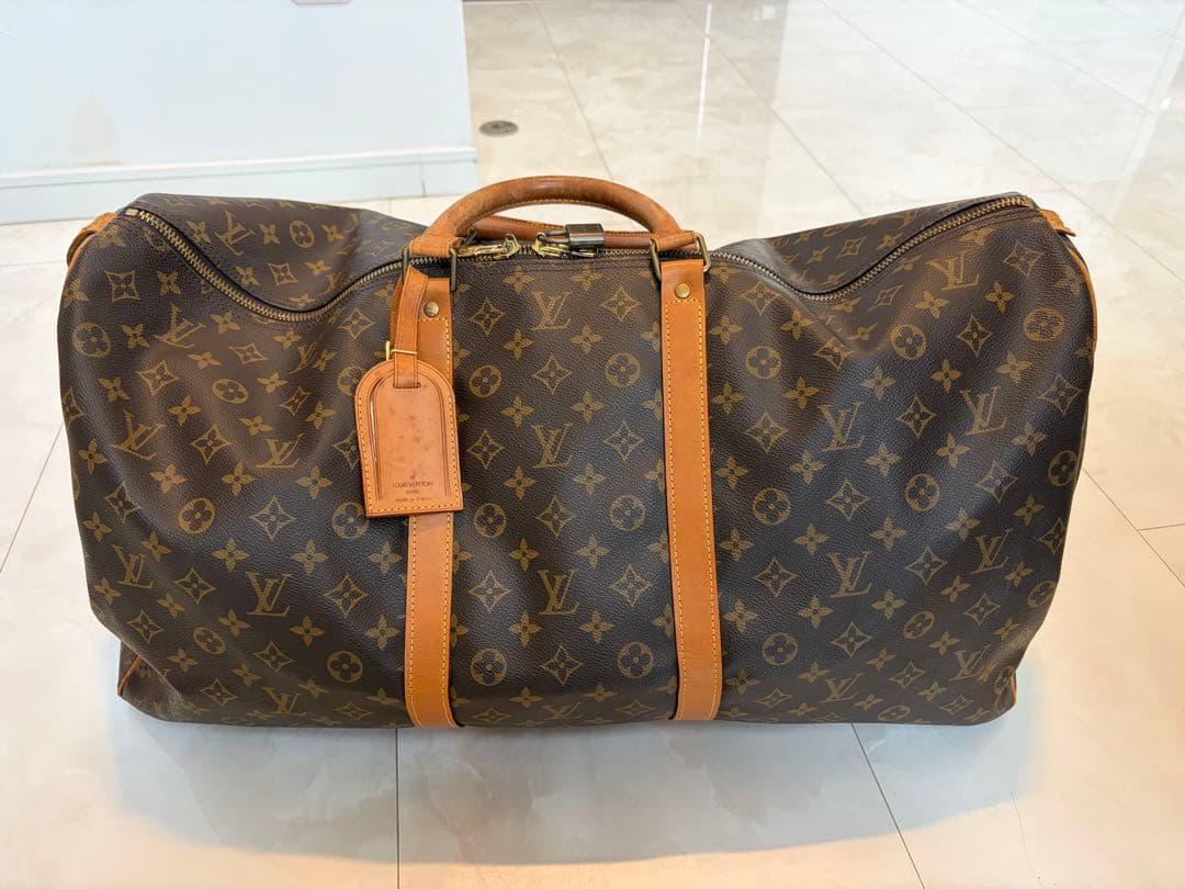 LOUIS VUITTON ボストンバッグ モノグラム キーポル60 ブラウン