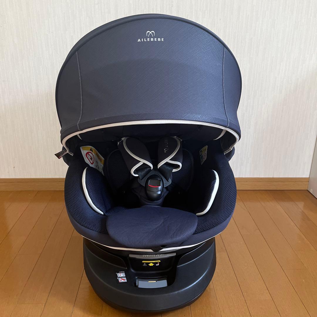 【エールべべ】クルットRグランス２／回転式／R129／ISOFIX／新生児OK