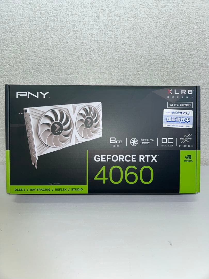 新品未開封 PNY GeForce RTX 4060 8GB グラフィックボード