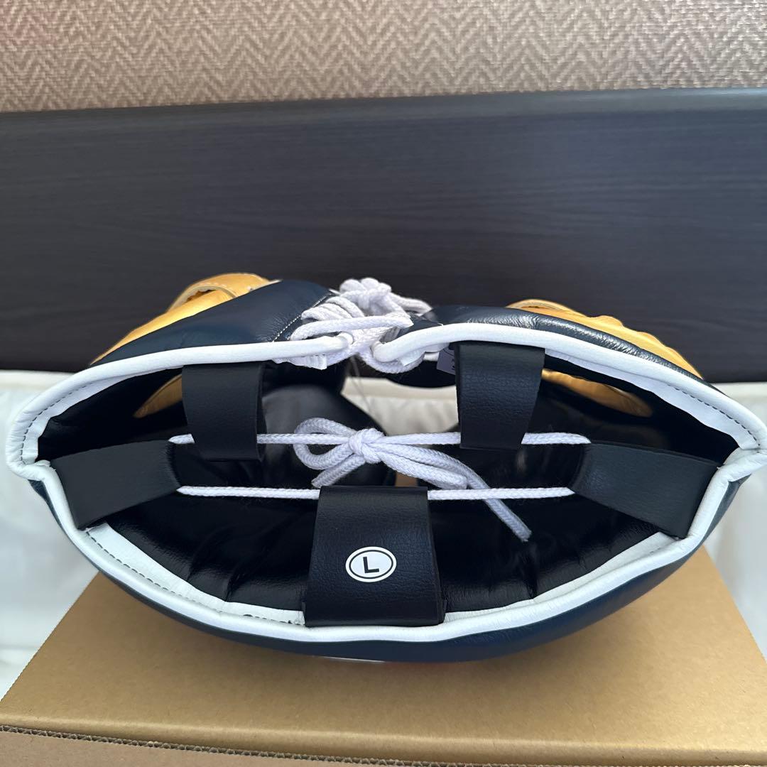 ウイニング winning ヘッドギア　ネイビー／金