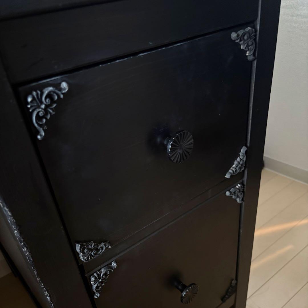 IKEA 廃盤 パソコンデスク ヘムネス ブラック クラシカル 北欧