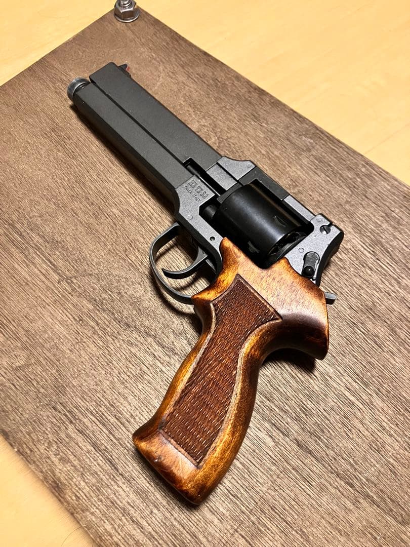 マテバ　6mm 6インチ マルシン工業　塗装済み　木製グリップ