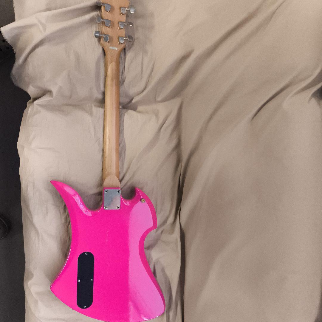 エレキギター モッキンバード ショッキングピンク