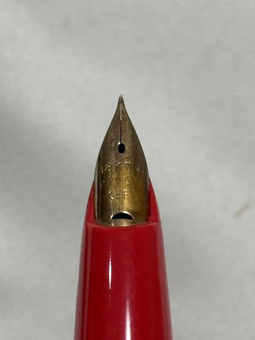 PILOT Elite 新品万年筆 18K-750 ポスティング　極細　'70s