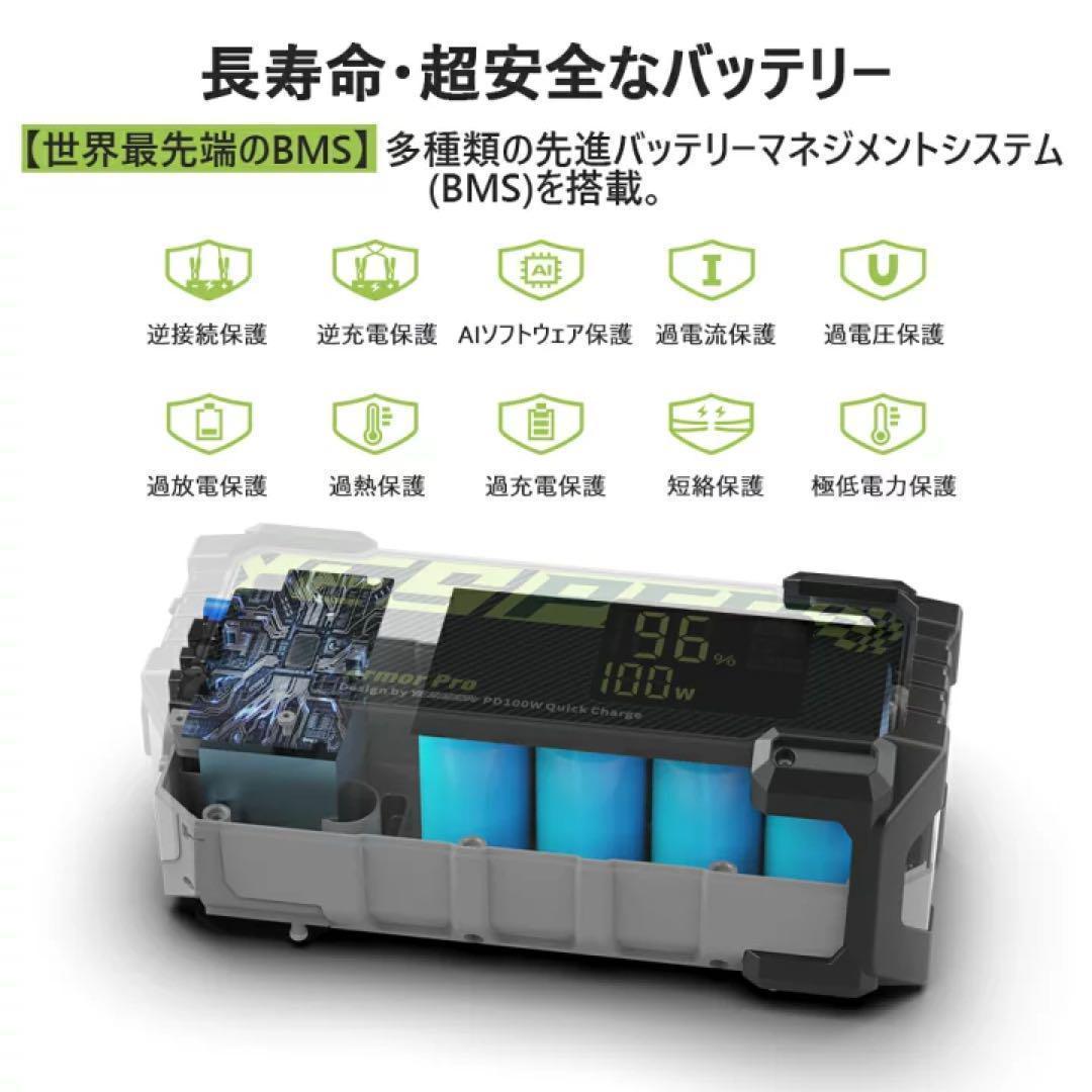 YESPER 小型ポータブル電源 大容量 299.52Wh/83200mAh