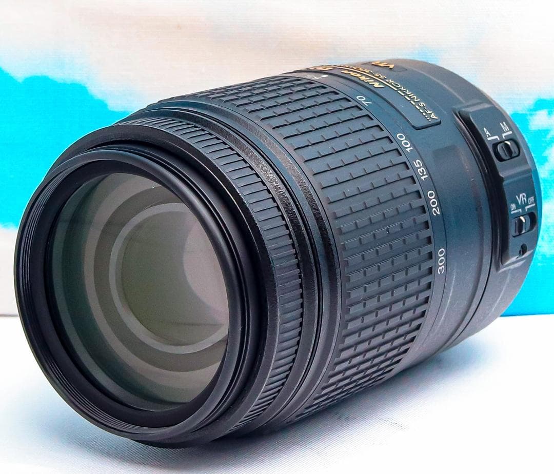 美品⭐️ニコン Nikon 55‐300㎜⭐️超望遠レンズ⭐️手振れ補正付き⭐️