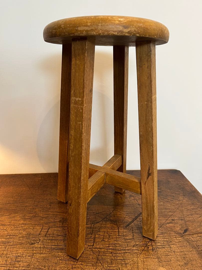 丸椅子 古道具 スツール 昭和レトロ アンティーク ビンテージ