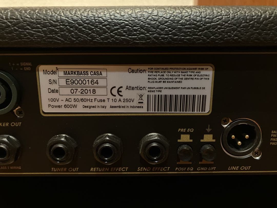 Markbass CASA MICHAEL LEAGUE サイン入り