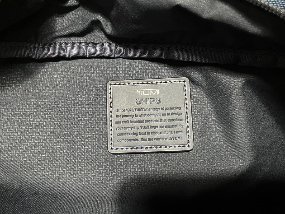 【美品】TUMI for SHIPS ALPHA3 3WAYブリーフ　ネイビー