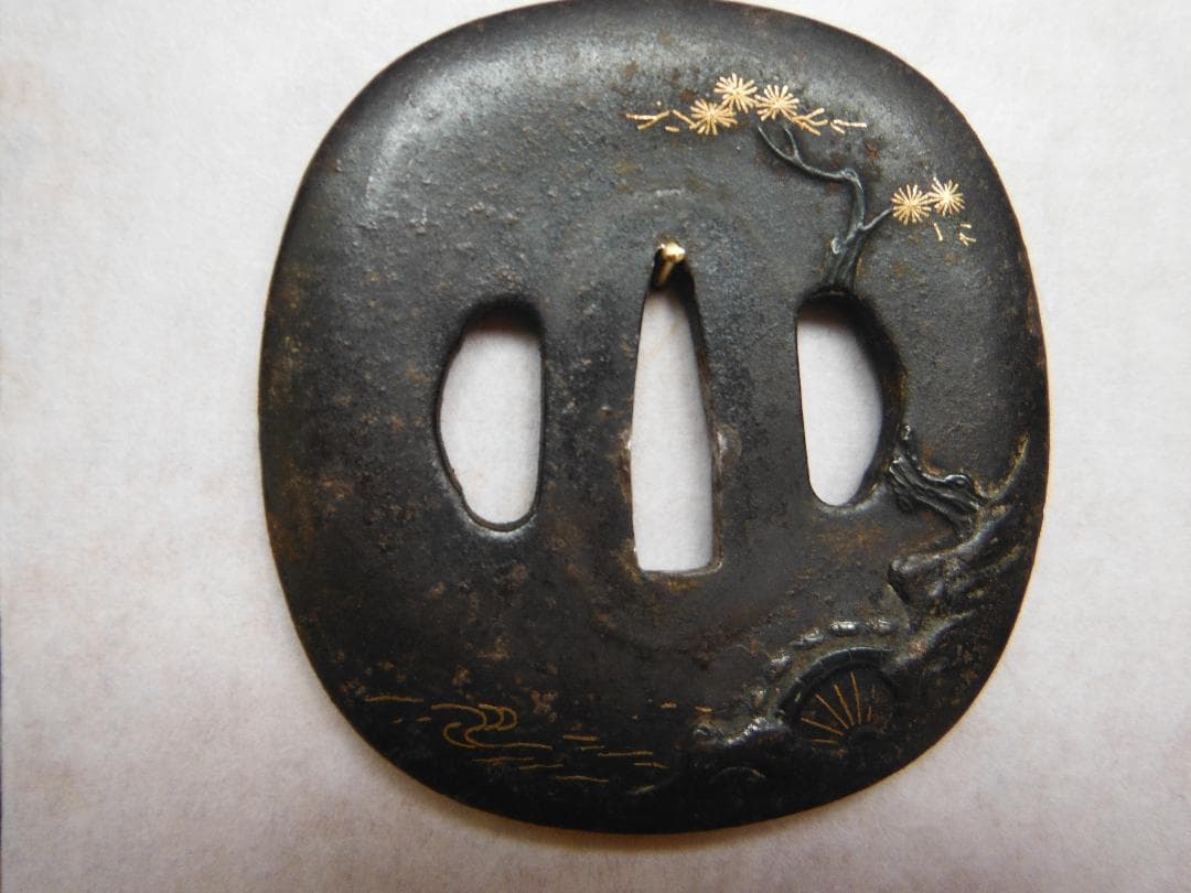 「そよ風」・刀装具・鍔　・江戸時代