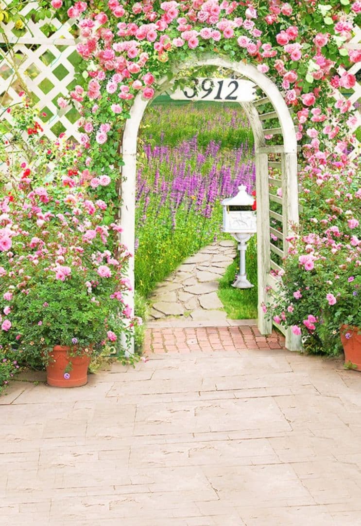 背景布【　ガーデンL　】ニューボーンフォト、ペット、キッズ、ドール撮影用