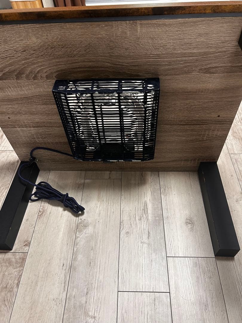 ブラウン 電気式 こたつ 内蔵ヒーター付き