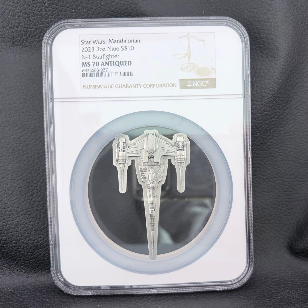 銀貨 ディズニー スターウォーズ NGC MS70 最高鑑定 3オンス 純銀