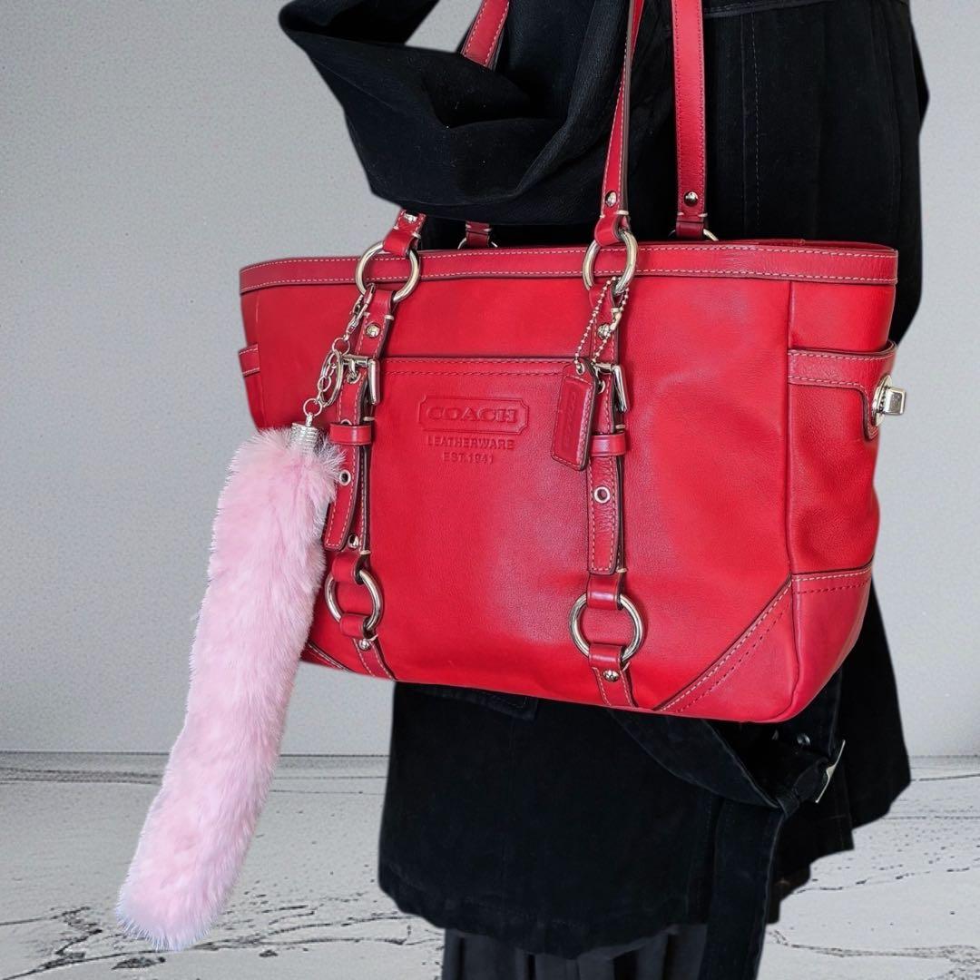 y2k COACH コーチ トートバッグ ハンド ターンロック アーカイブ 平成