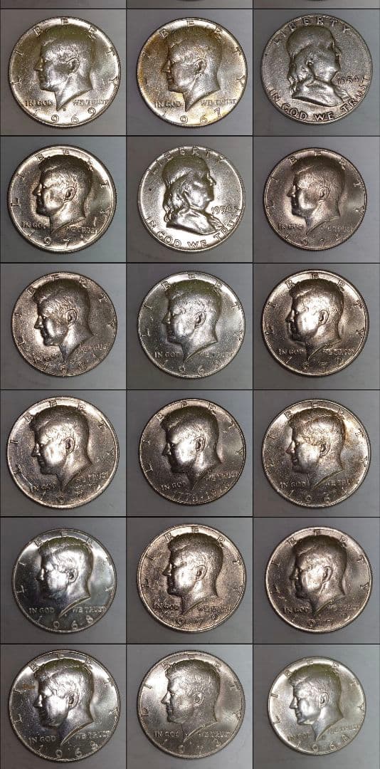 【全195枚】旧銀貨・旧アメリカ硬貨