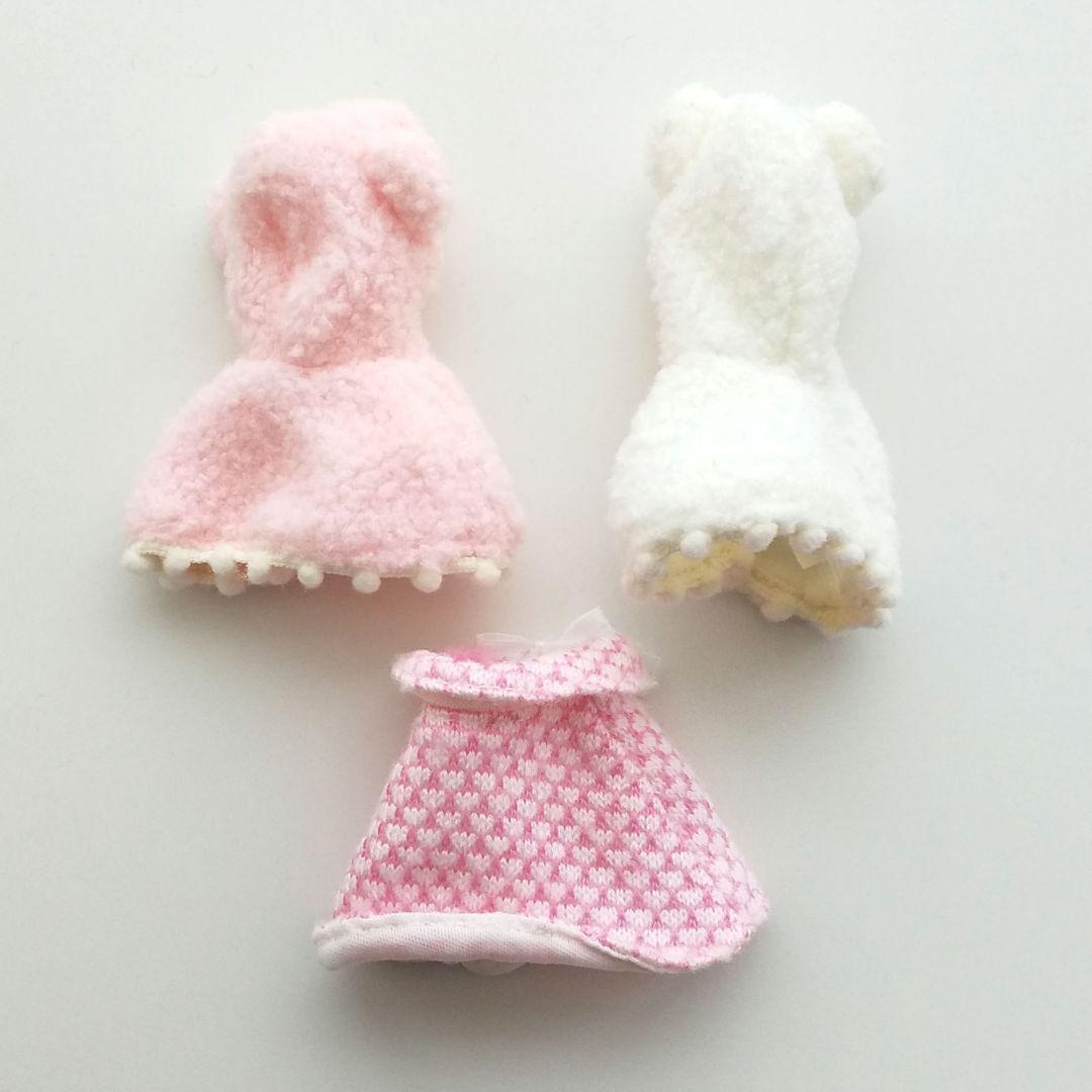 確認用リカちゃん ケープ フード付き 3点セット