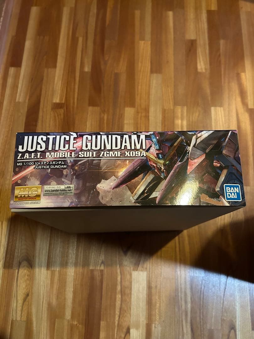 MG ジャスティスガンダム　ガンプラ　SEED 新品未組み立て