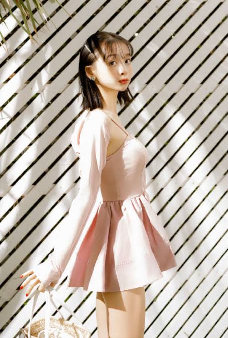 【新品未使用】リリーブラウン 3ピーススウィムウェア（ピンク） 水着 レディース