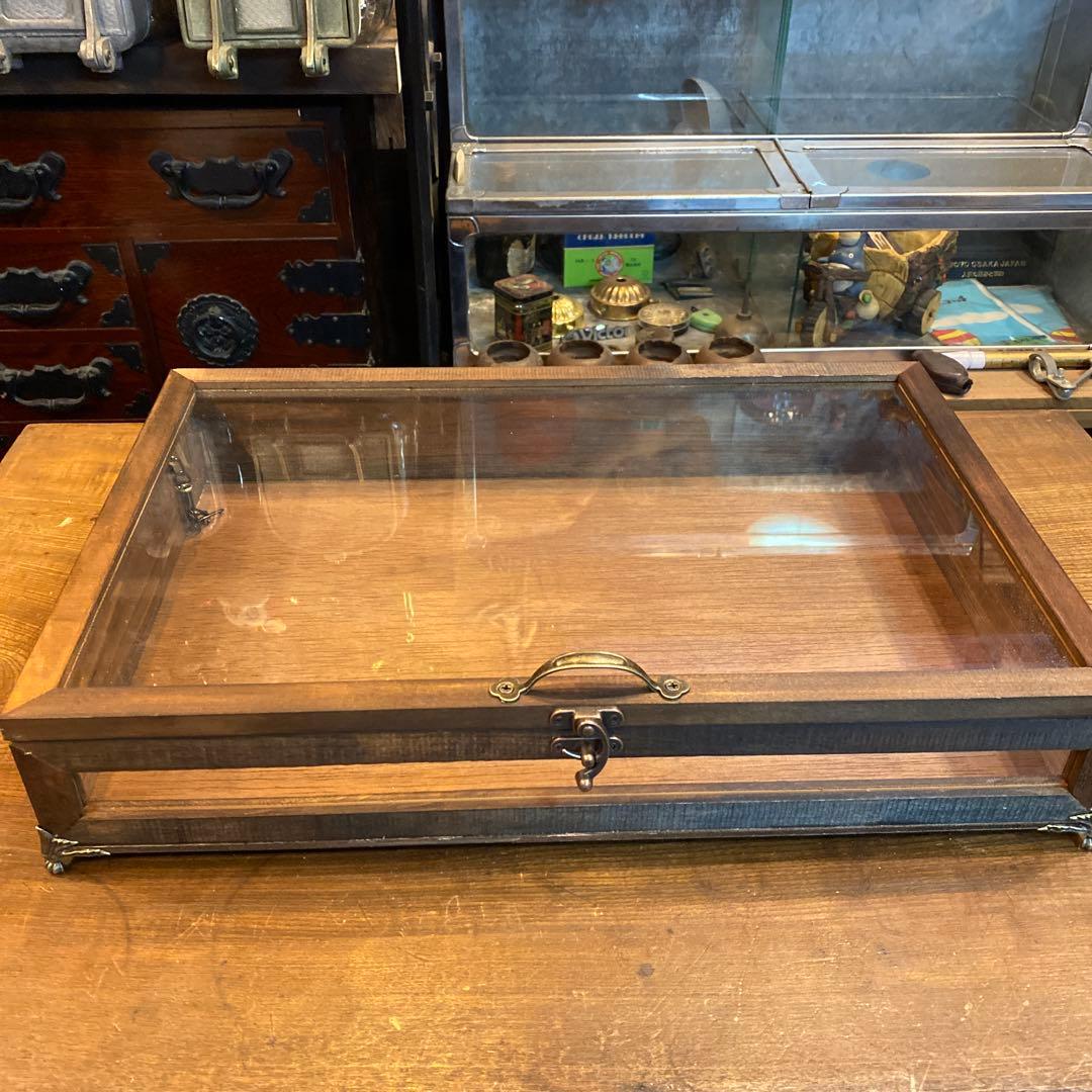 木製ガラスディスプレイケース②