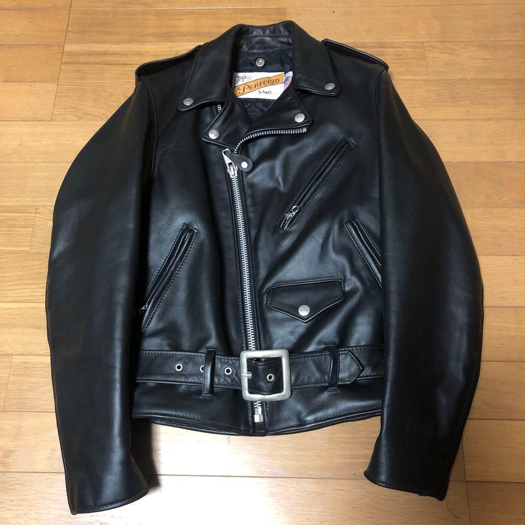 【美品】Schott ダブルライダースジャケット