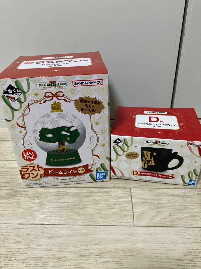 ミセスグリーンアップル　一番くじ　D賞マグカップ　ラストワン賞ドームライト
