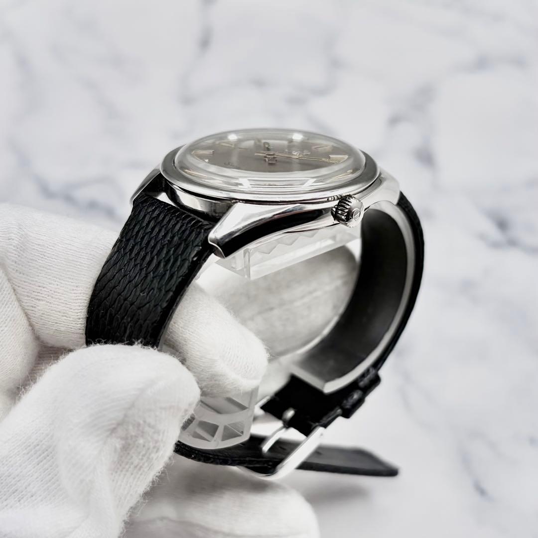 【美品／良稼働】オメガ シーマスター クロノメーター 自動巻き サンドブラスト