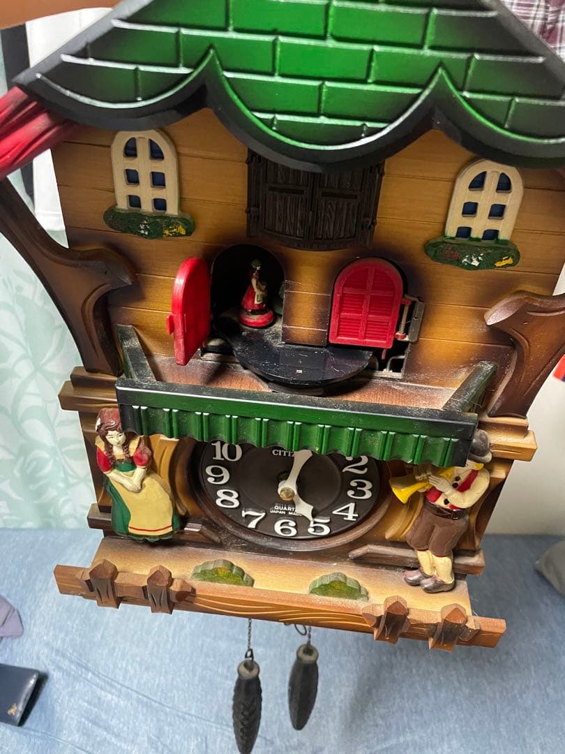 超貴重アンティーク鳩時計　CITIZEN製クォーツカッコーキャサリナ4MJ734