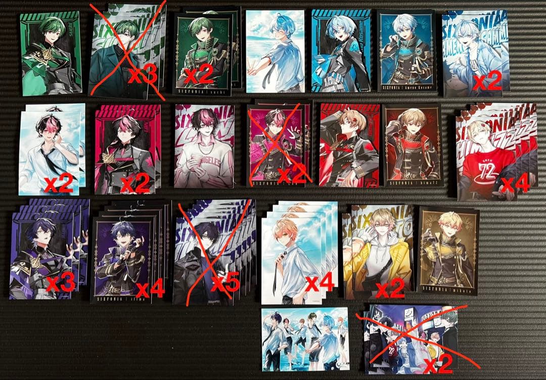 【バラ売り可】シクフォニ SIXFONIA ブロマイドまとめ売り39枚
