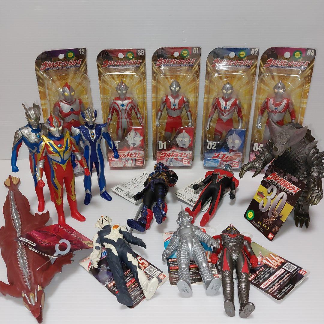 【訳あり】ウルトラマン　Newパッケージ、タグ付き等　まとめ売り！当時物ソフビ